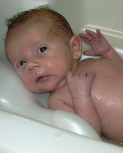 Bath Time Caution: Slippery When Wet