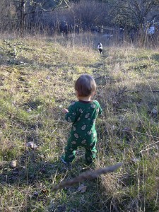 Xander walking